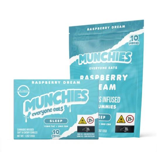 Munchies Edible Gummies Raspberry Dream Sleep