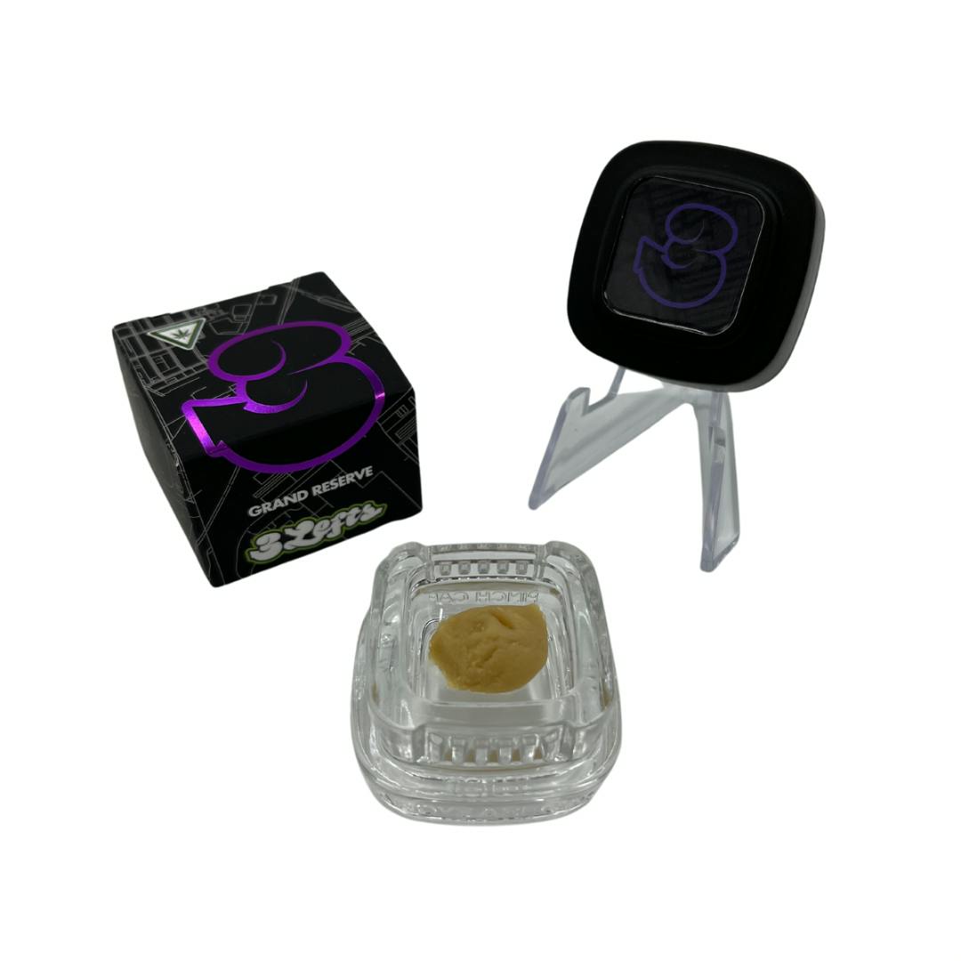 3 Lefts - 1g Tier 1 Live Hash Rosin - Gruntz