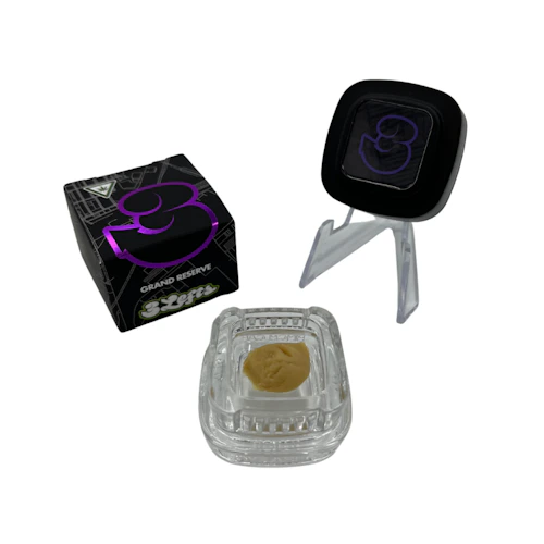 3 Lefts - 3.5g Live Hash Rosin - LA Kush Cake