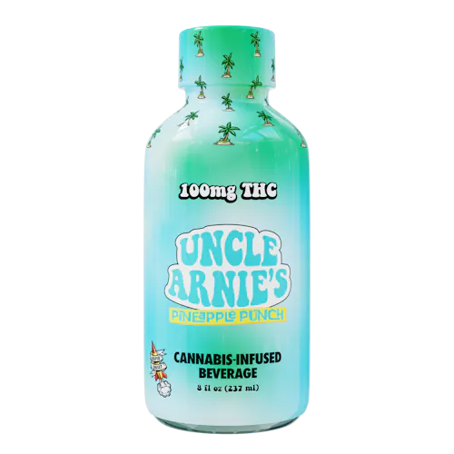 Uncle Arnies 8oz 100mg Pineapple Punch-active