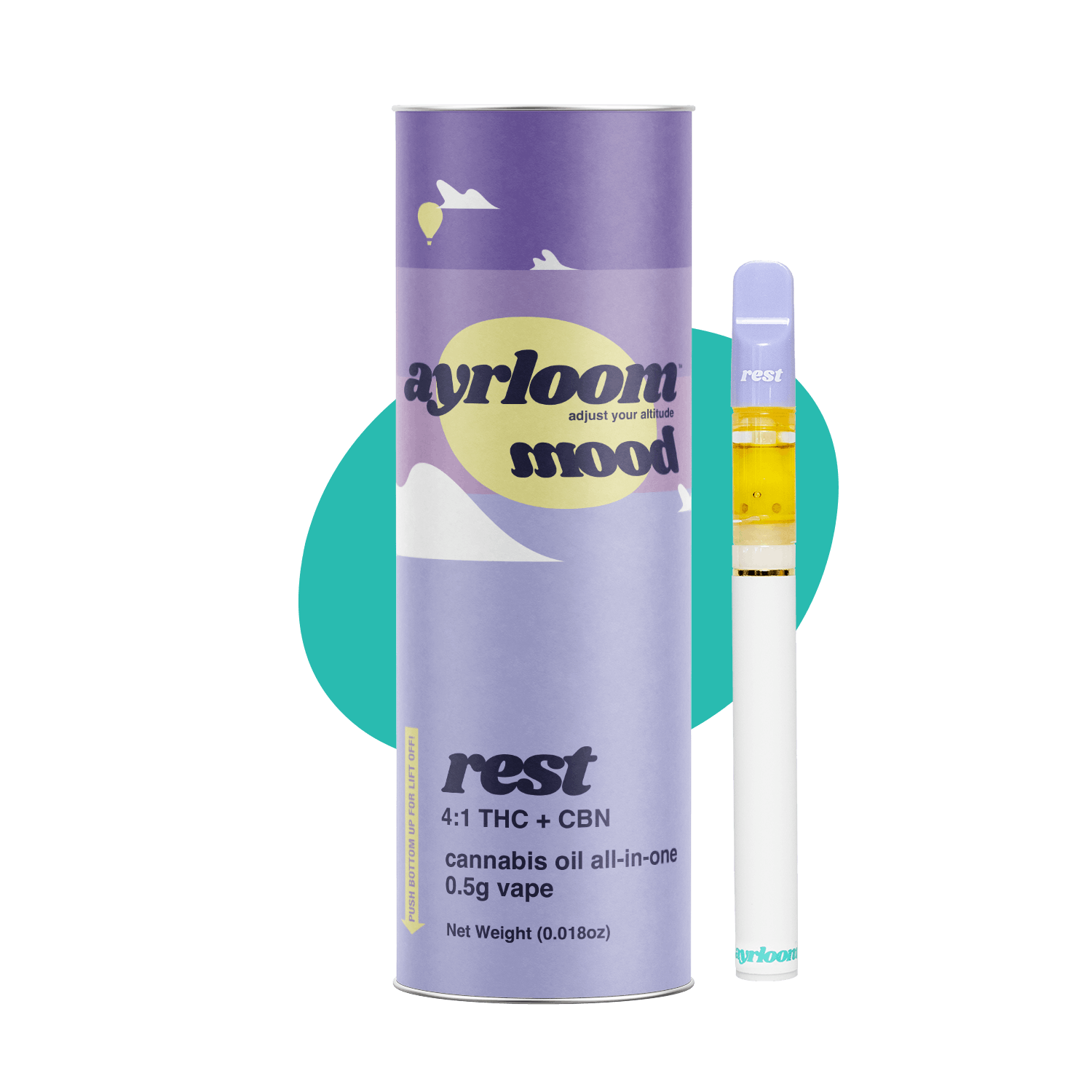 Photo of Ayrloom Mood Rest | AIO | .5g | THC : CBN