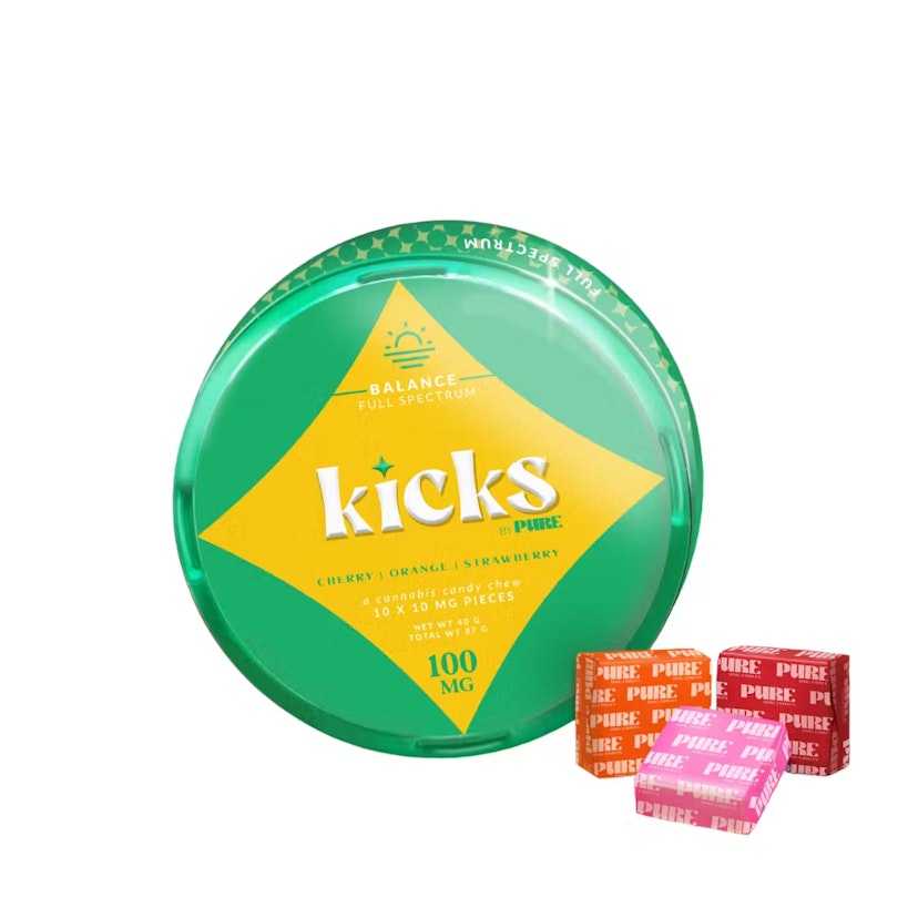 Pure Edibles: kicks Balance 100mg