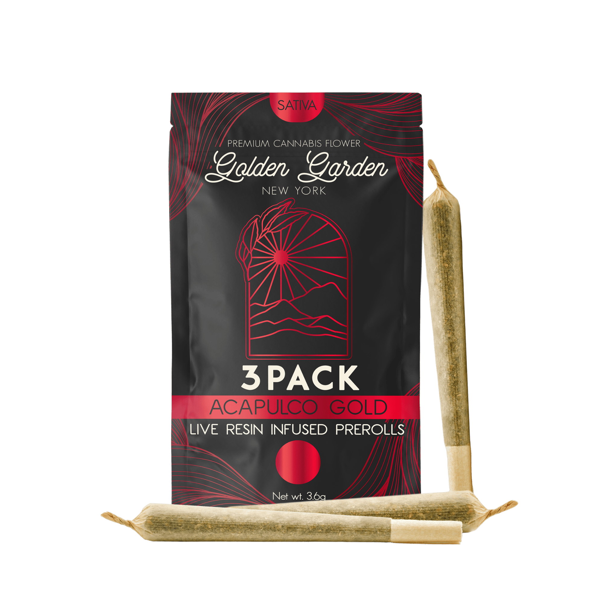 Golden Garden | Acapulco Gold | Infused | 3ct | 3.6g
