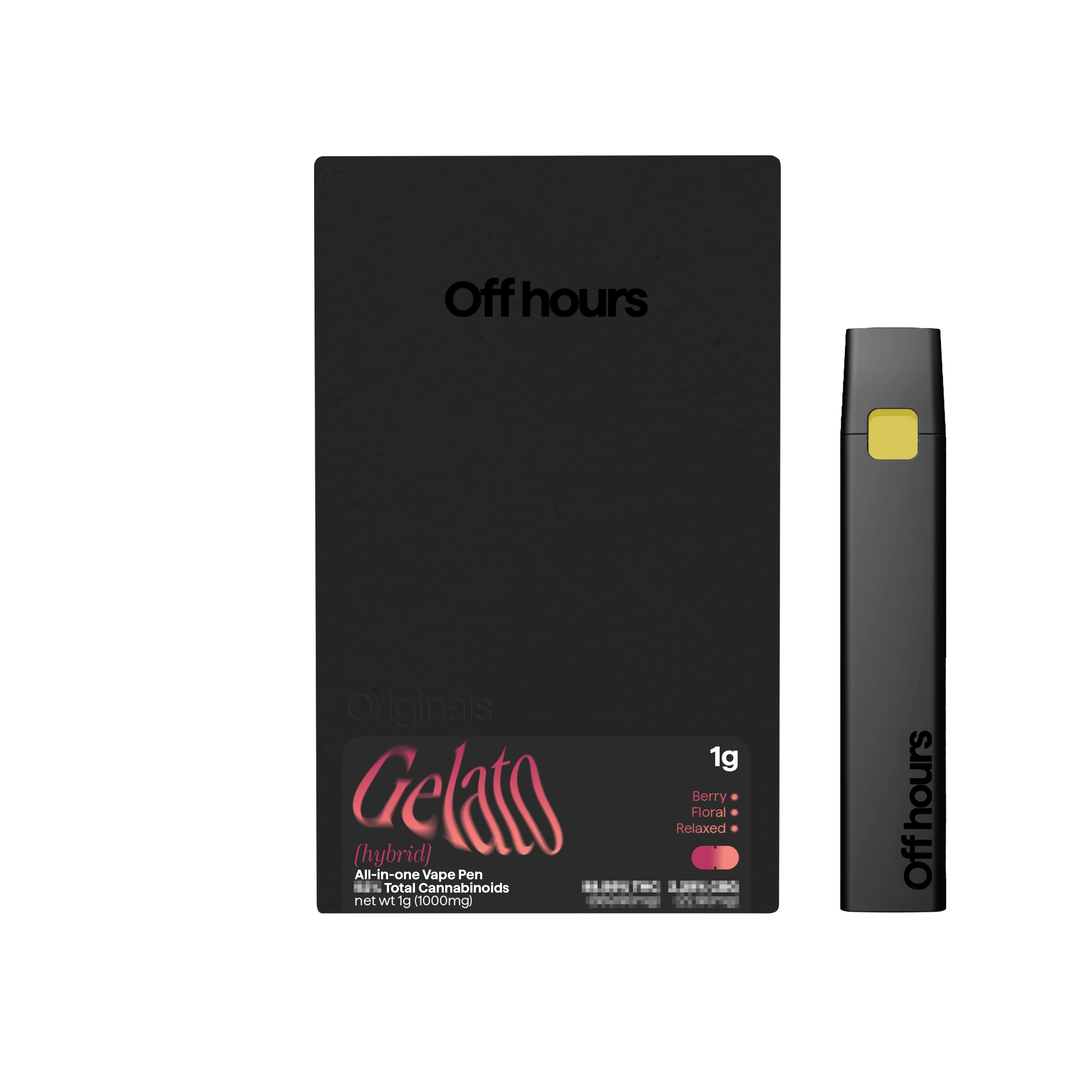 Off Hours All-in-one Vape Pen - Off hours (hybrid Gelato)