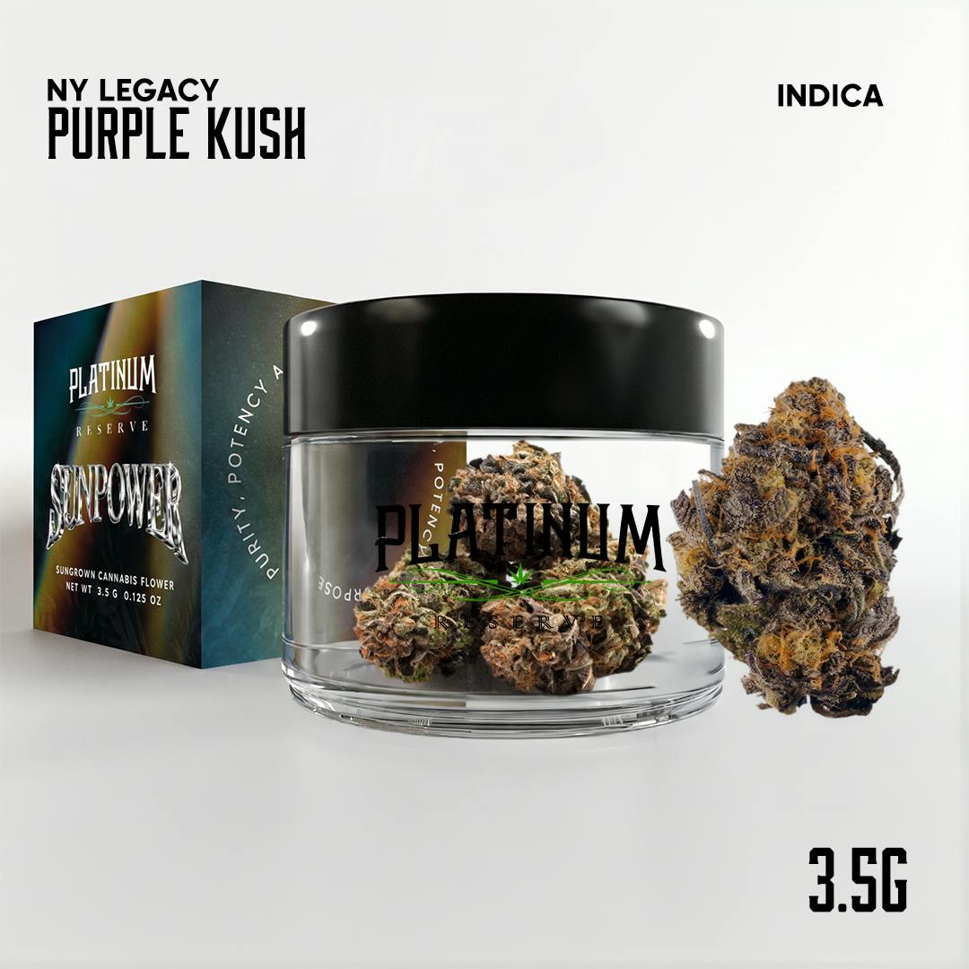 Platinum Reserve | Purple Kush | Sun Powered | 3.5g