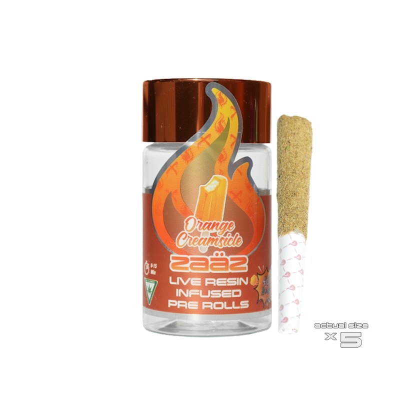 Zaaz | 5 x Pre-rolls | Orange Creamsicle