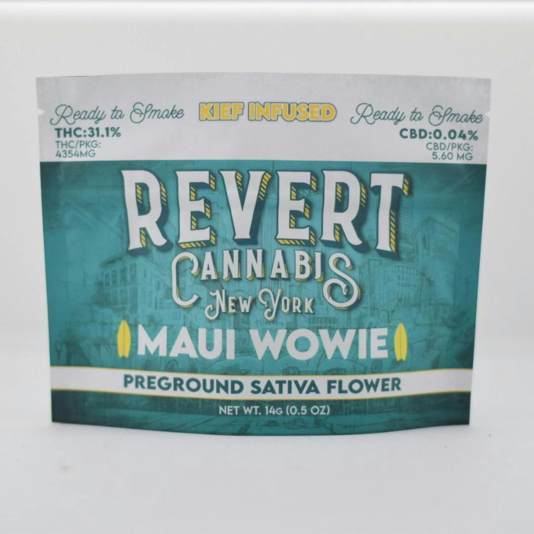 Revert Cannabis | Maui Wowie | Kief-Infused Ground Flower | 14g