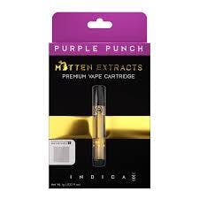 Product: Mitten Extracts | Vape Cart - 1g - Purple Punch (Indica)