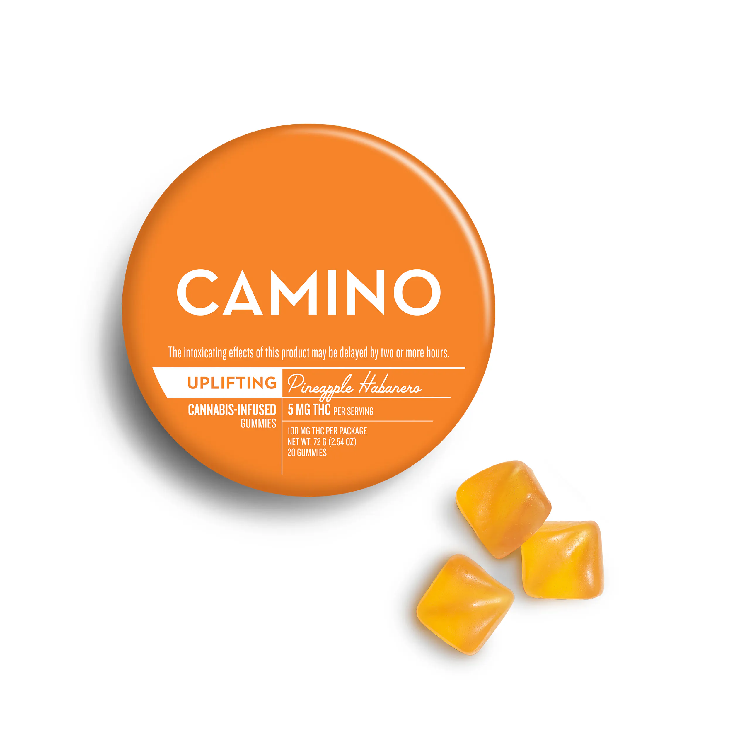 Camino 'Uplifting' Pineapple Habanero Gummies [20pk] | Newark, NJ
