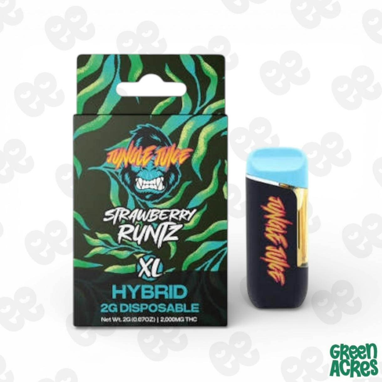 Jungle Juice: Strawberry Runtz 2G Vape Disposable | Green Acres