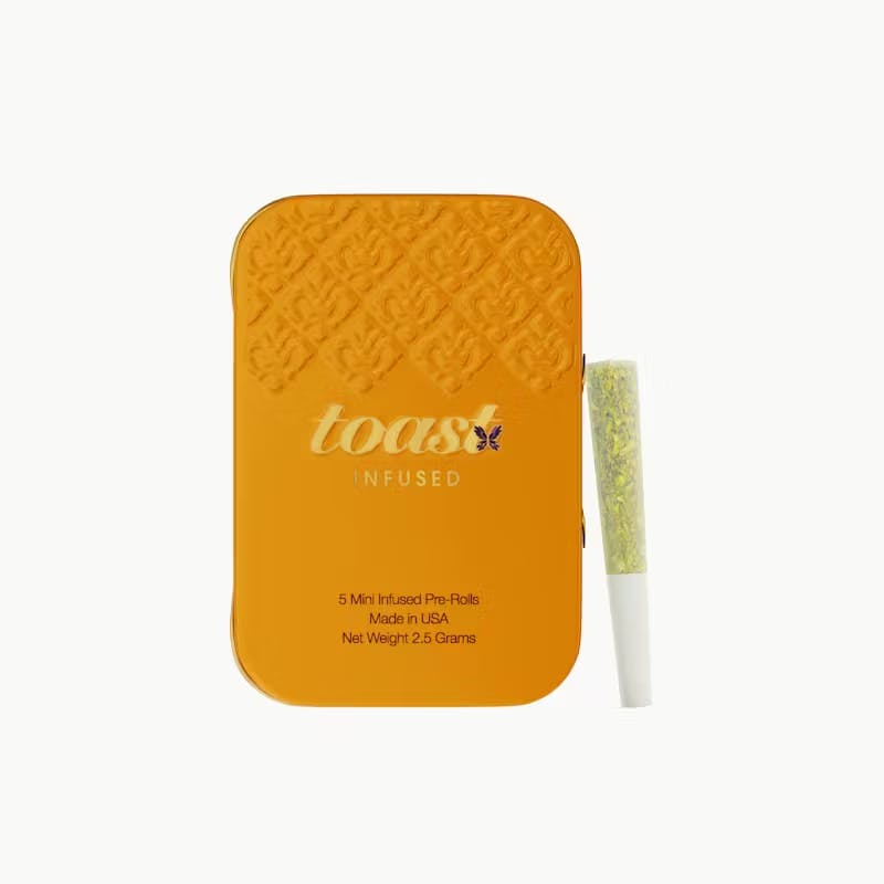 Toast | Pineapple Punk | Diamond Infused Minis | 5pk | 2.5g