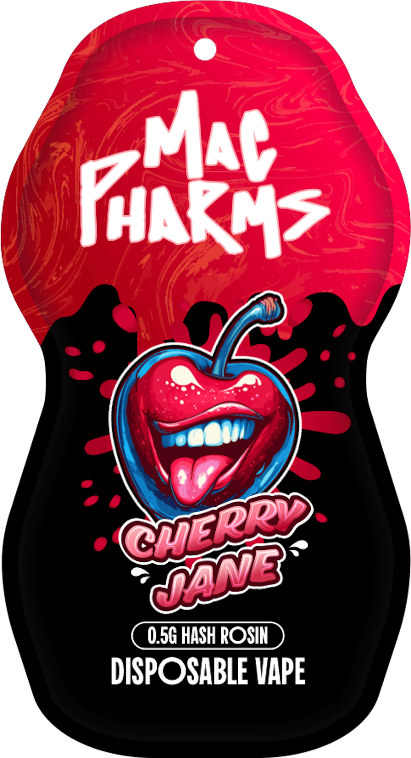 Mac Pharms Hash Rosin Disposable | Cherry Jane