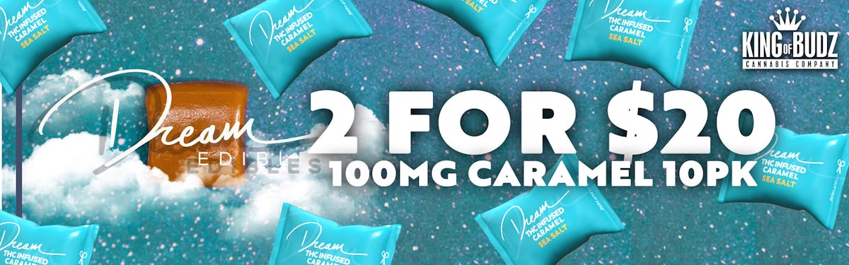 Dream 100mg Caramel 10pk - 2/$20
