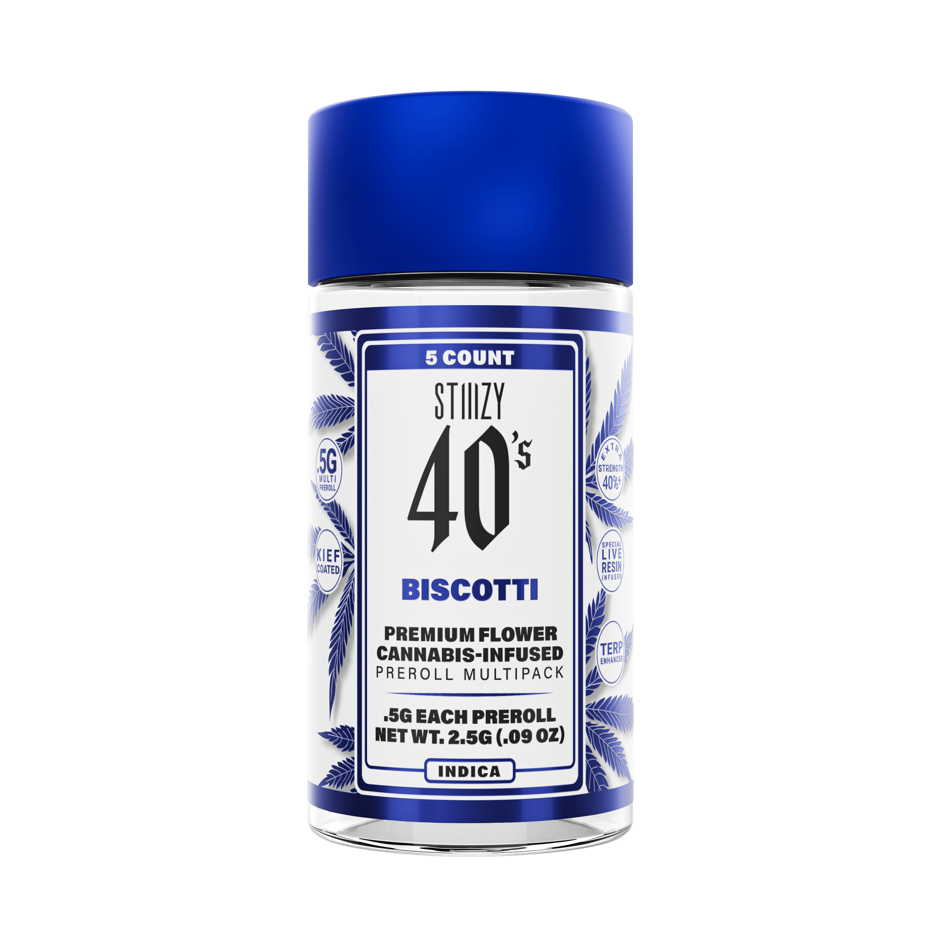 Biscotti Infused 40's - 5pk