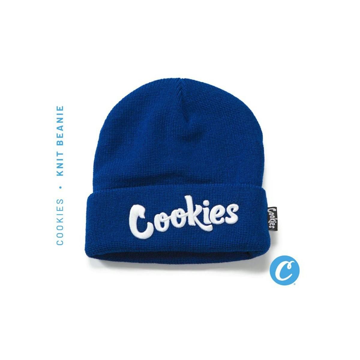 Photo of Original Mint Embroidered Knit Beanie – Blue/White