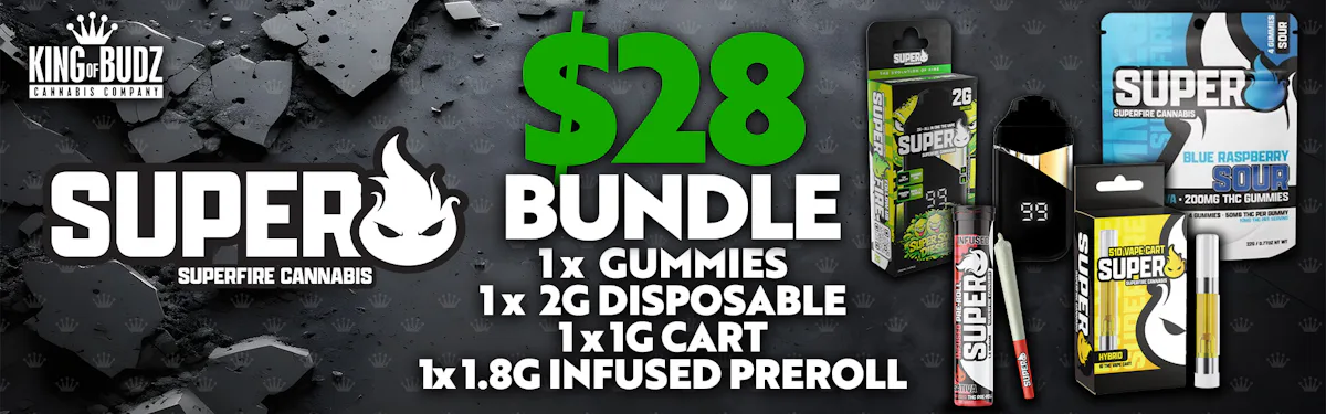 (NB) Superfire Bundle Gummies+2g Disposable + 1g Cart + 1.2g Infused Prerol