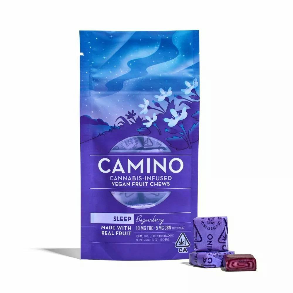 Product: CAMINO CHEWS | BOYSENBERRY - SLEEP | 10:5 | 200MG