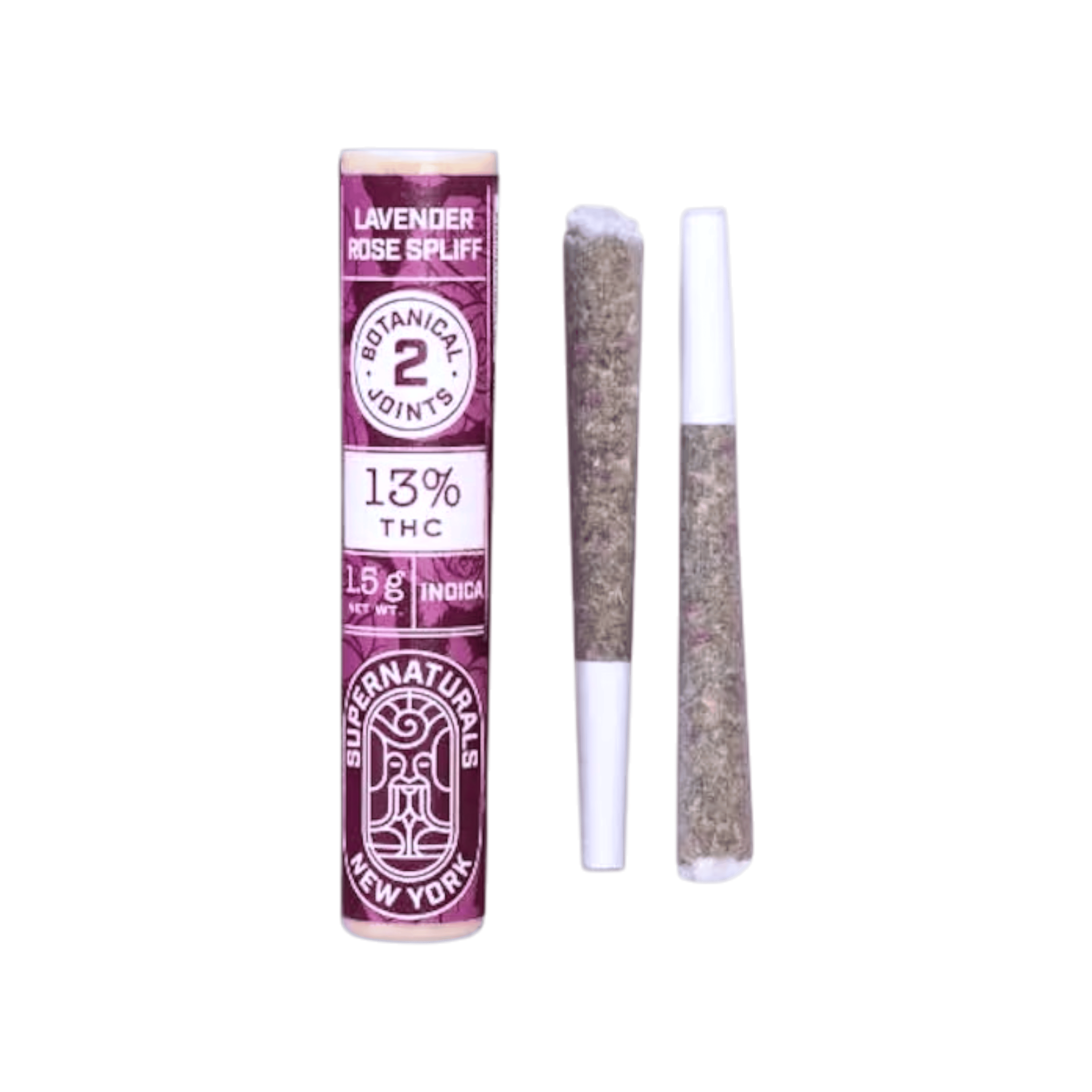 Supernaturals Lavender Rose Spliff 2pk Prerolls 1.5G
