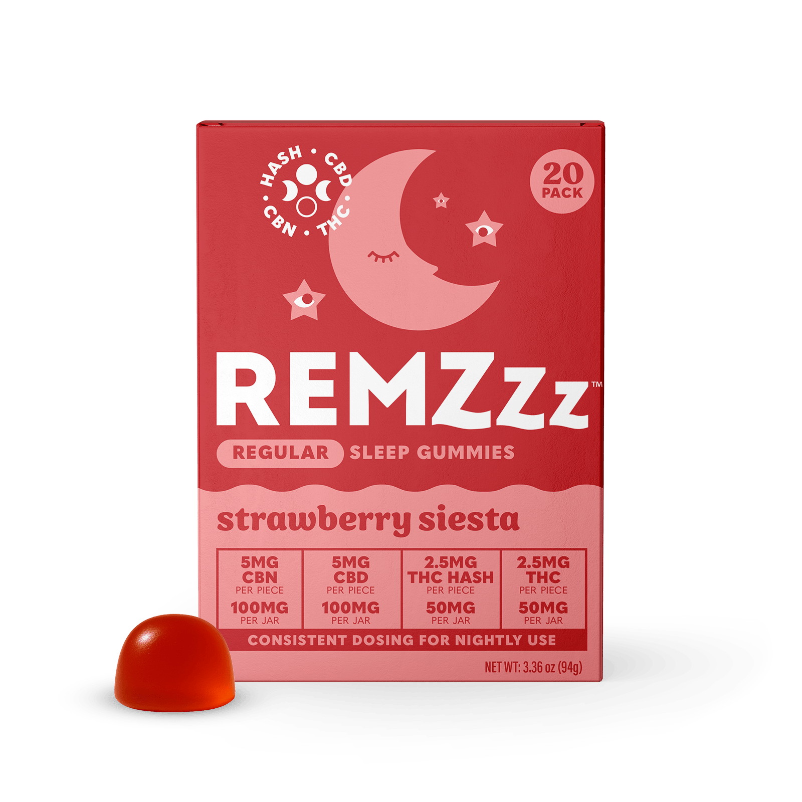 Product REMZzz - Strawberry Siesta - 20pk - 100mg
