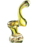5.5" Sherlock Bubbler with Colour Stripes & Fuming