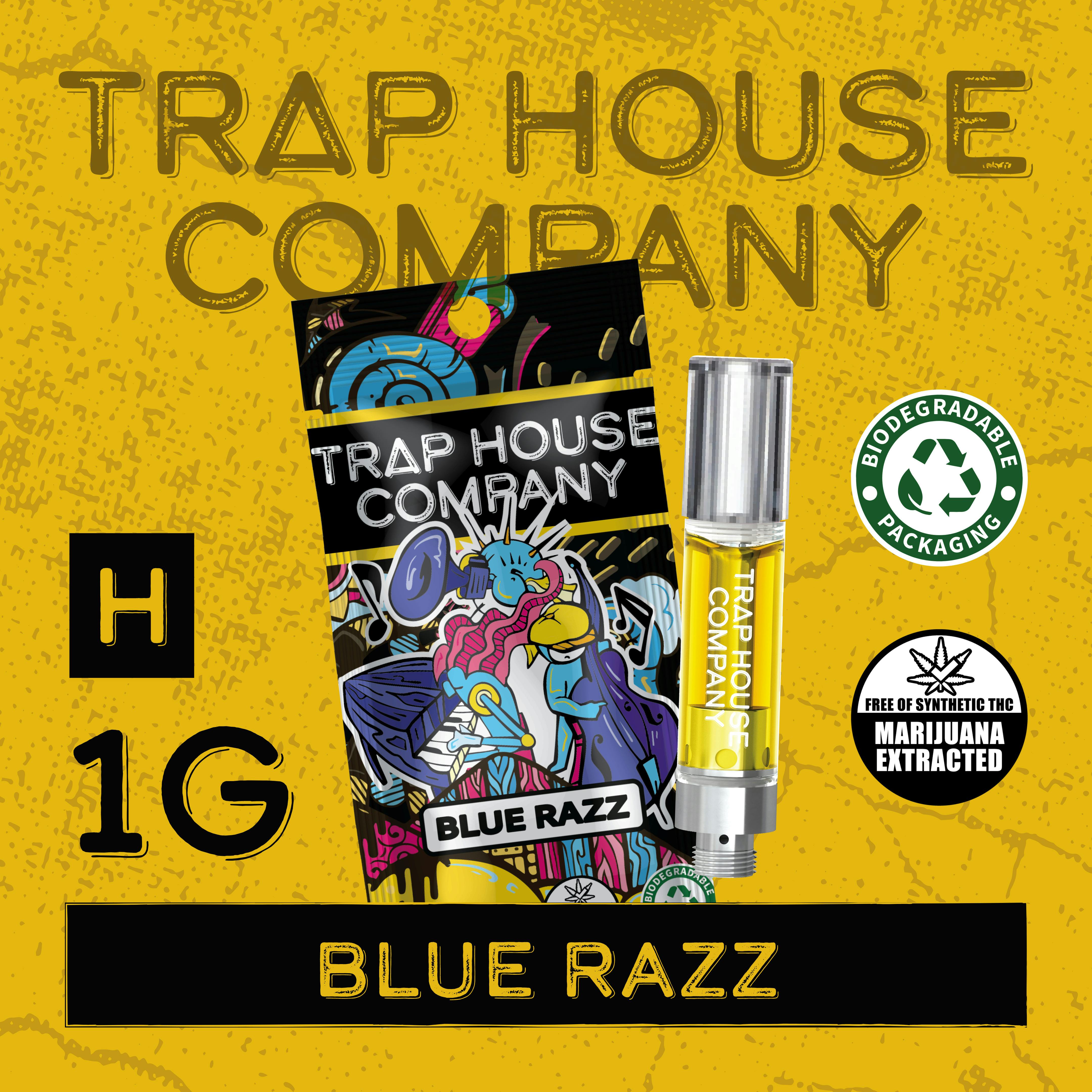 Trap House Trap House Company - Blue Razz - Vape Cart