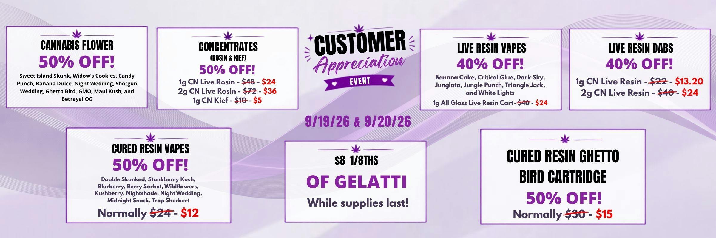 CN Customer Appreciation Deals! 