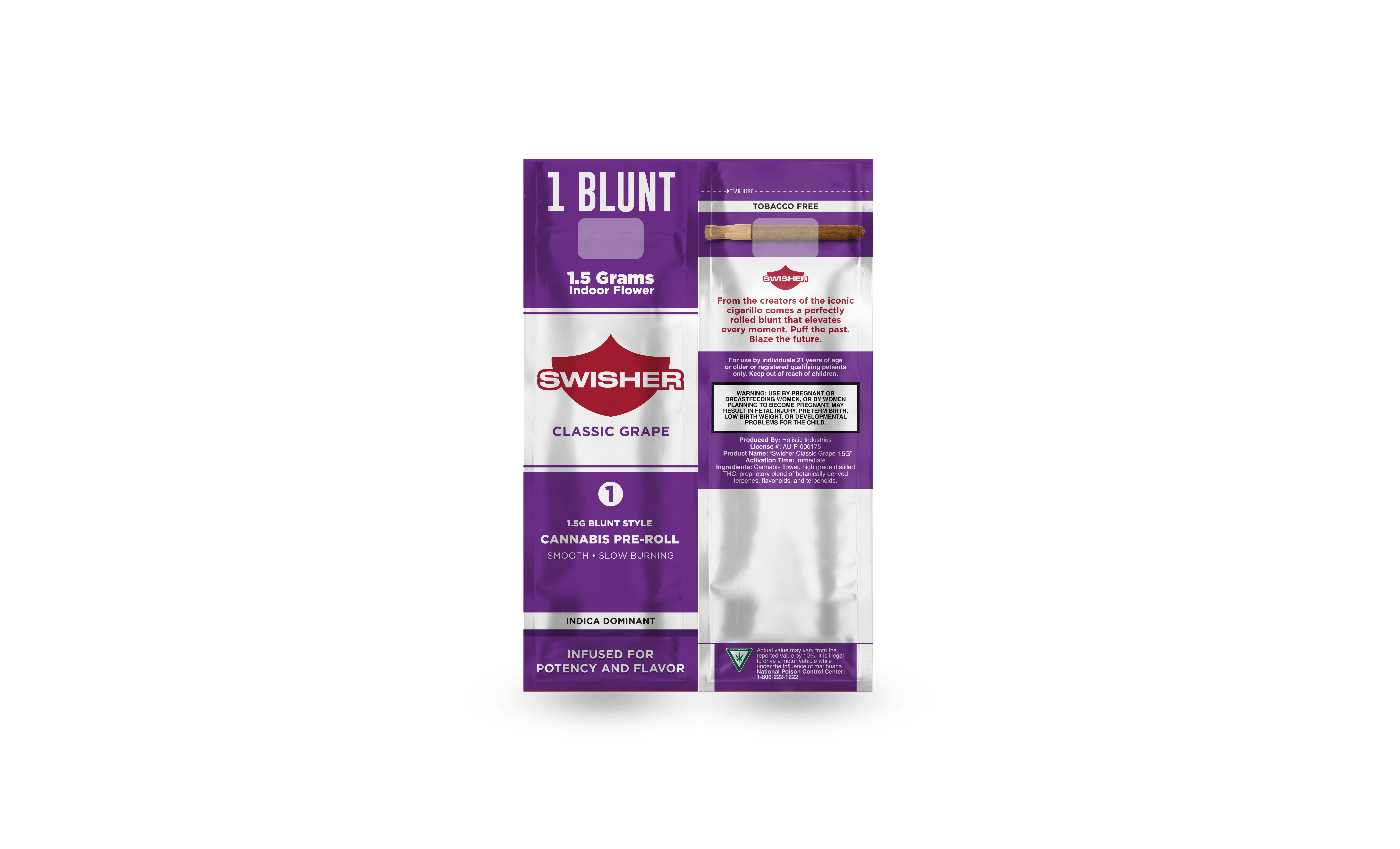 Product: Swisher | Classic Grape Infused Pre-Roll