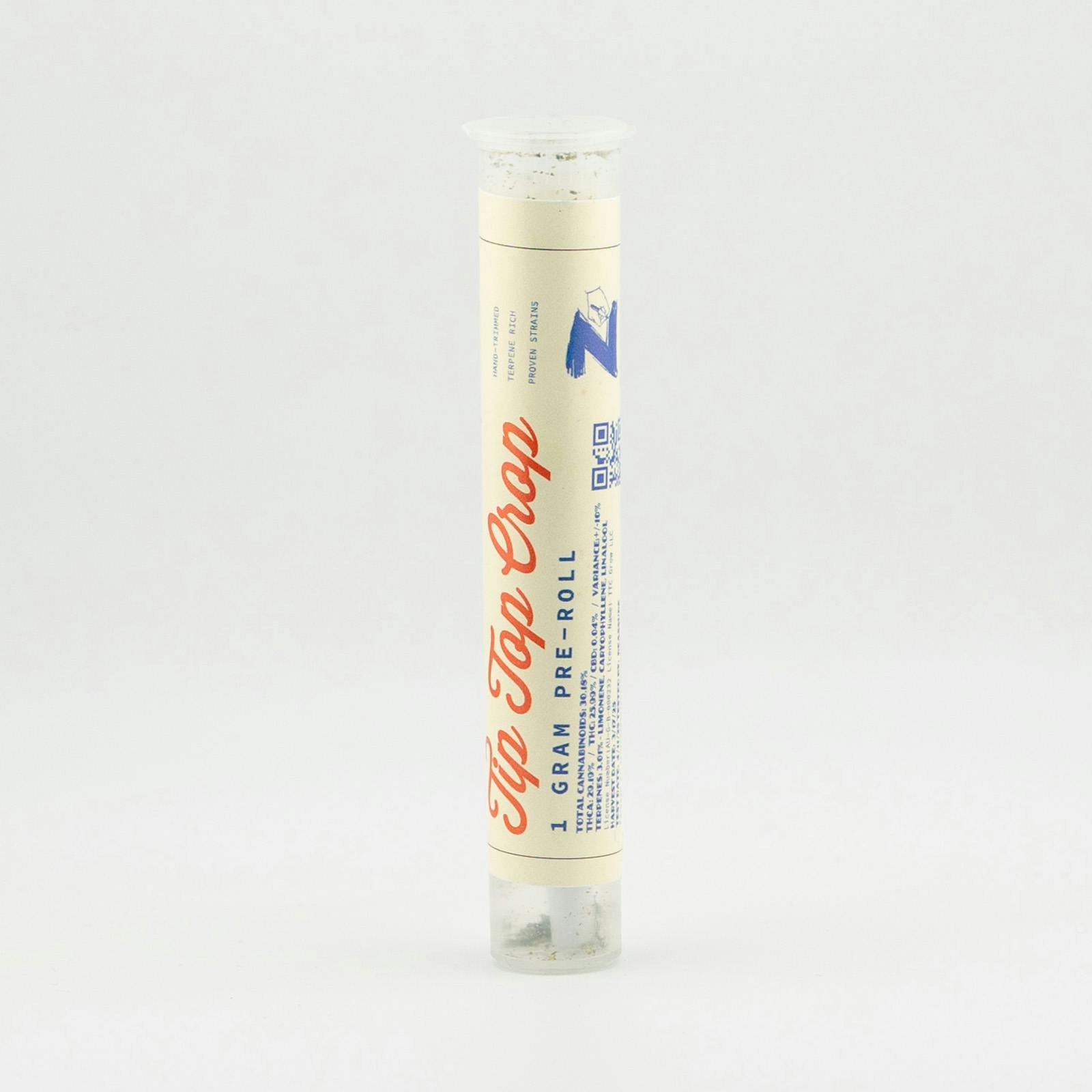 Tip Top Crop - 1g Preroll - AK-47 x Afghani