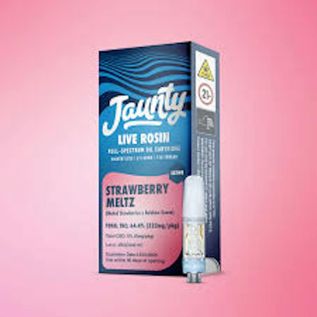 Image of Jaunty: Strawberry Meltz – 0.5g Live Rosin Cartridge