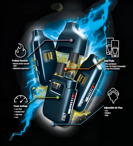 Stiiizy Bar – Dual Pod Battery-1