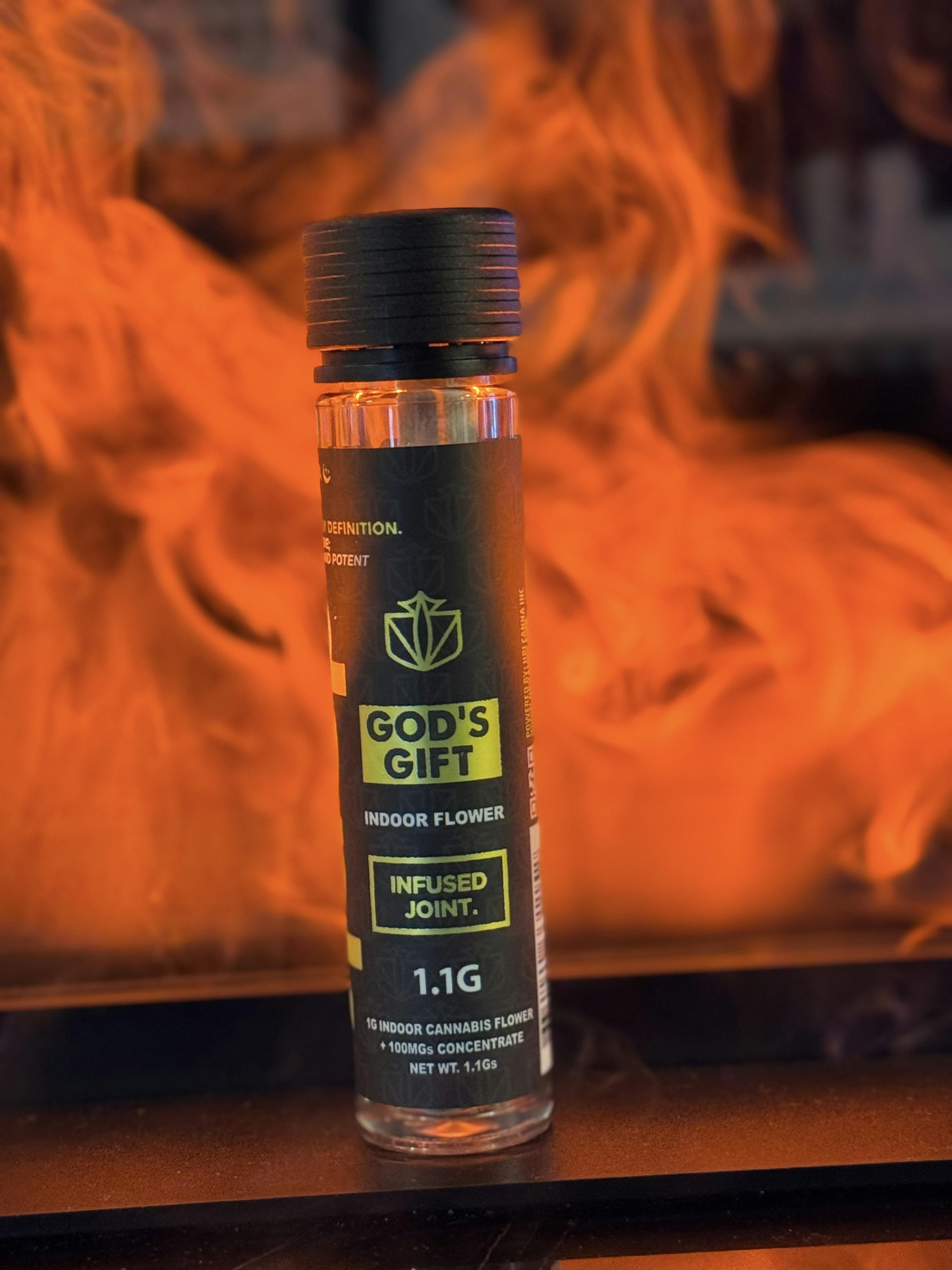 Dank | God's Gift | Infused Pre-Roll | 1.1g