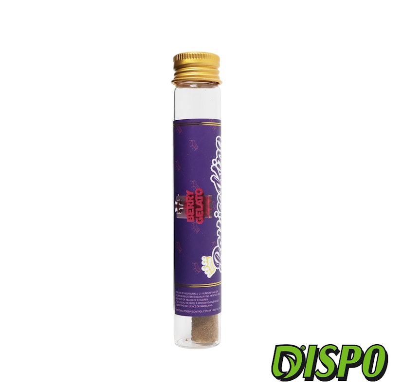 Boujee King - Berry Gelato Bubble Hash Crusted Infused  Pre-roll