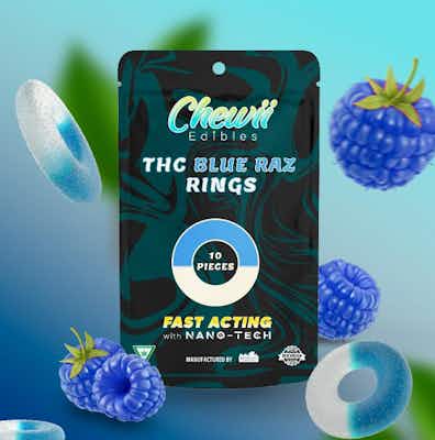 Product: Blue Raz | Fast Acting Rings | 200mg | Chewii