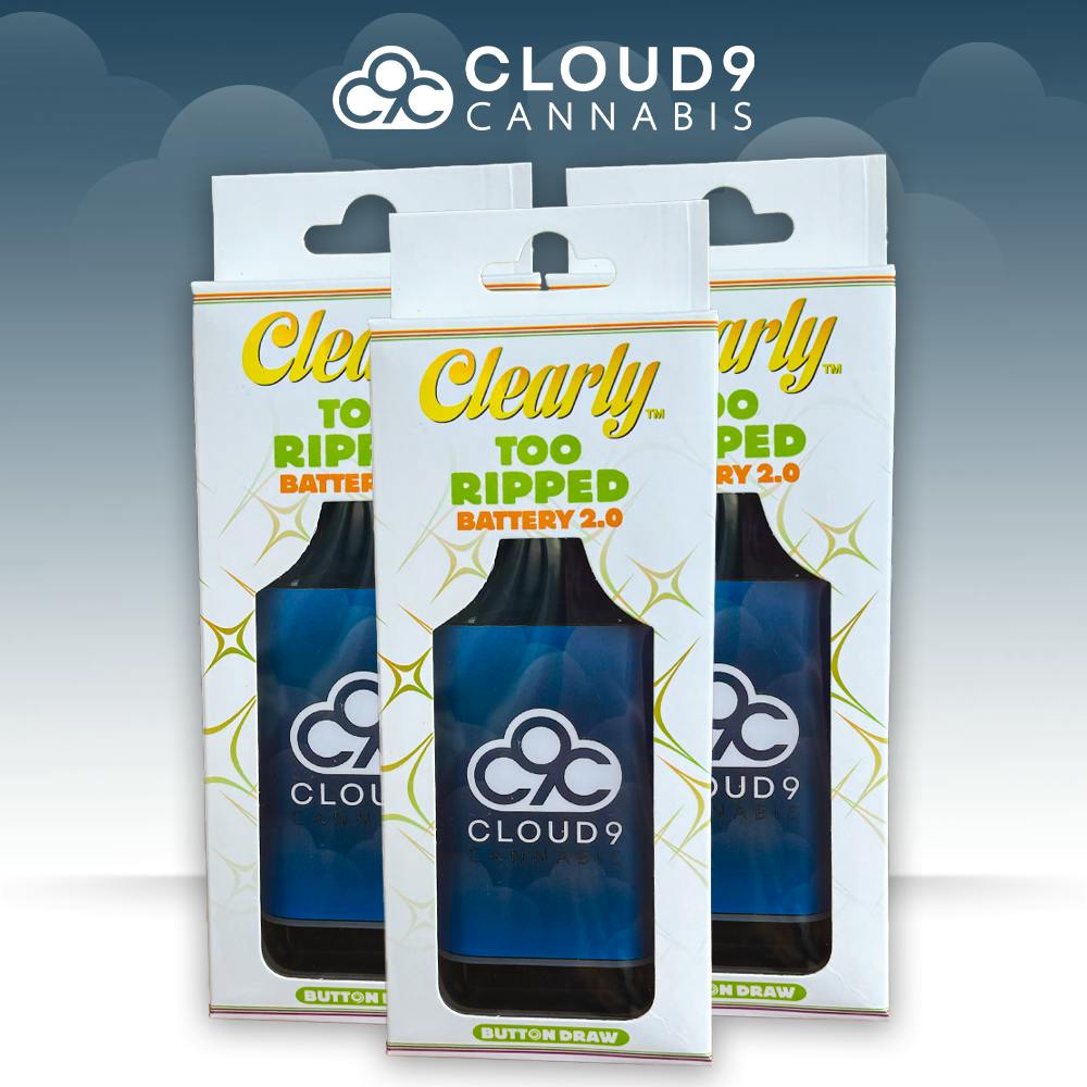 たぁ　ページ CLEARLY Too Ripped 510 Thread Dual Cart Battery: Cloud 9