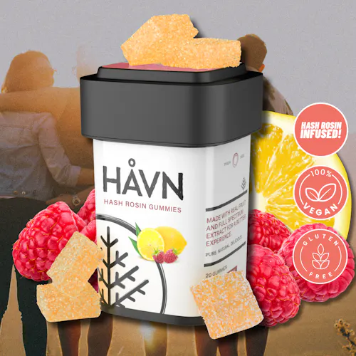 Raspberry Lemonade (H) – Rosin Gummies (100mg) – Havn-active