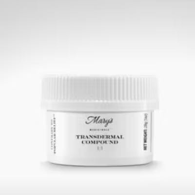 Product: MARY'S MEDICINALS | RELIEF | TRANSDERMAL COMPOUND 1:1 THC:CBD