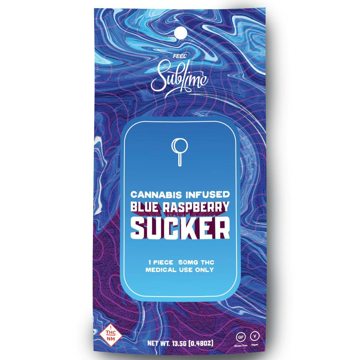 Sublime | 50mg Lollipop | Blue Raspberry