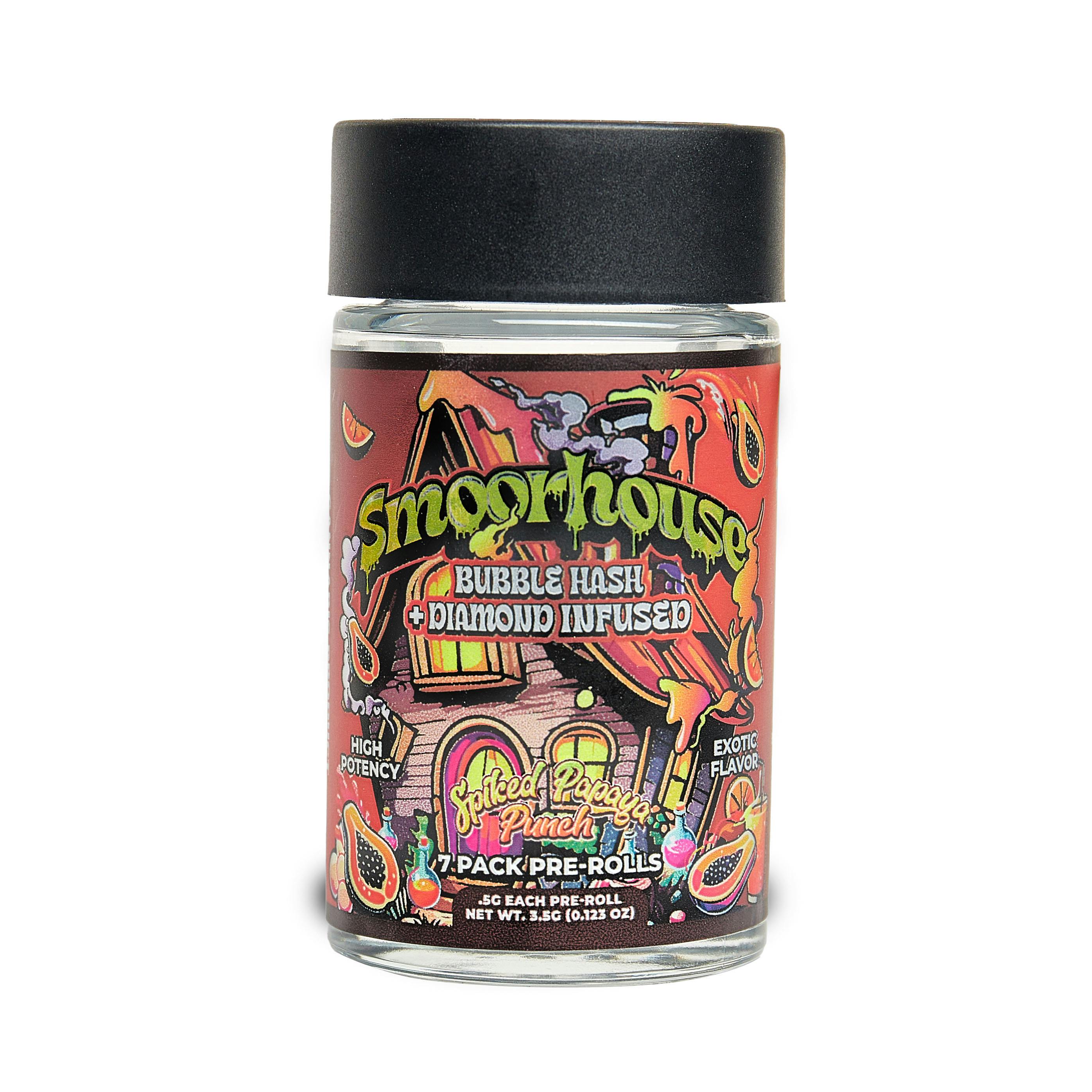 Smoorhouse | Spiked Papaya Punch | 3.5G (7x.5G) Infused Pre-Rolls