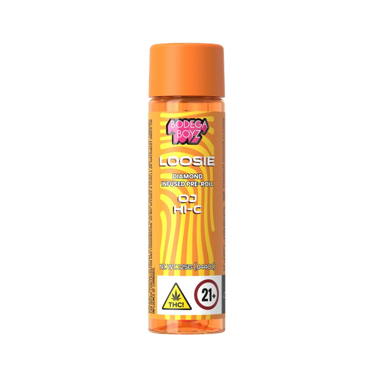 Bodega Boyz | OJ Hi-C | Loosies | Diamond Infused Preroll 1 Ceramic Pre-Roll | Hybrid