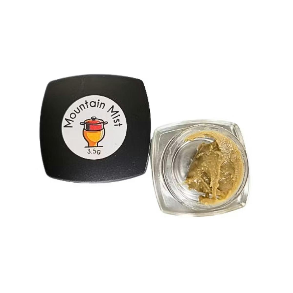 Photo of Pot & Head | Mountain Mist Rosin | 3.5g Cold Cure