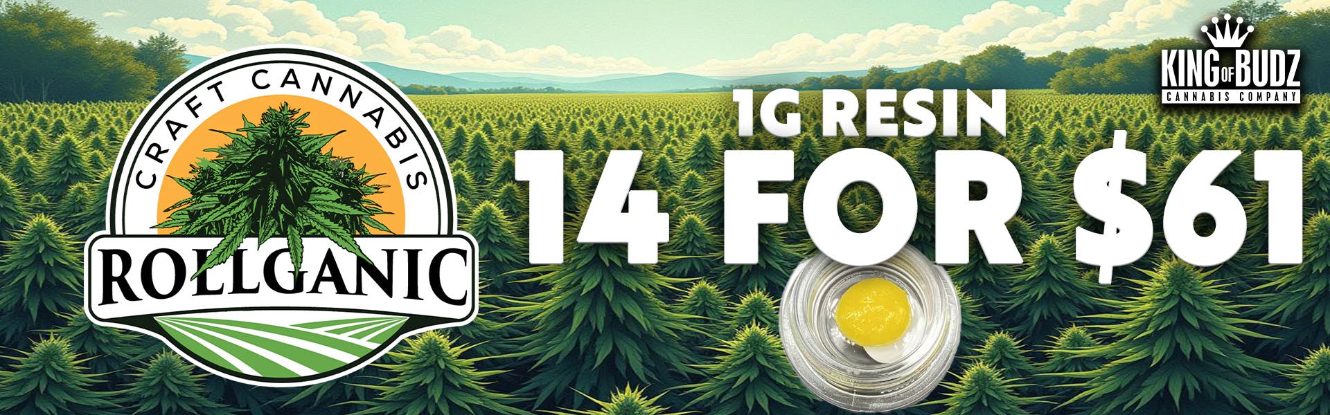 Rollganic 1g Live Resin 14/$61