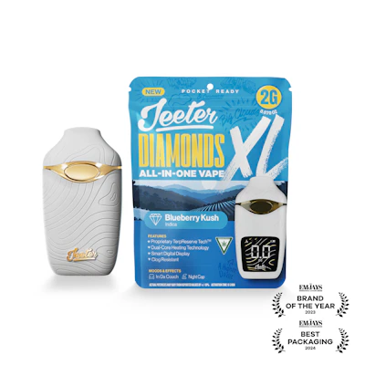 Jeeter | Blueberry Kush | 2G Liquid Diamond XL All-In-One Disposable - DISPOSABLES by Jeeter at King of Budz