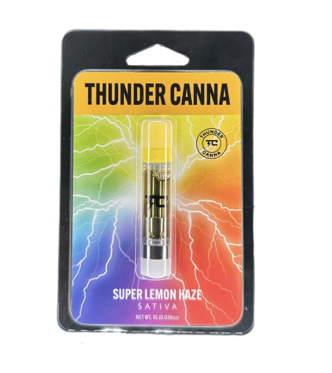 Product: Thunder Canna | Vape Cart - Super Lemon Haze - 1g