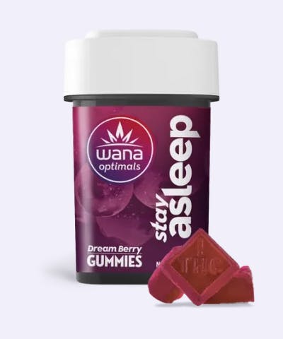 Wana Wana Optimals Gummies Stay Asleep Dream Berry (I) 100mg - Star ...