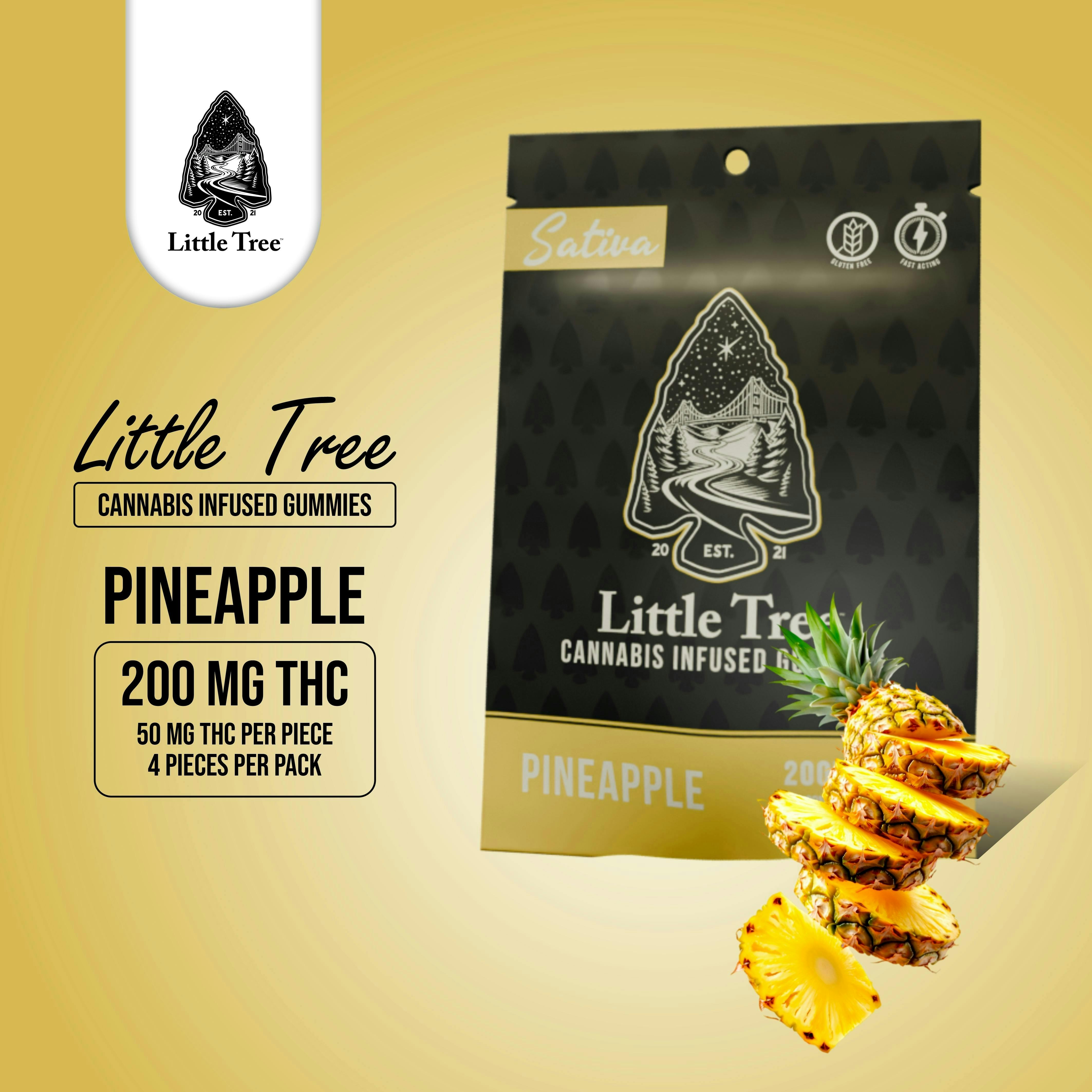 Little Tree Little Tree | 200mg Gummies | Pineapple - Puff