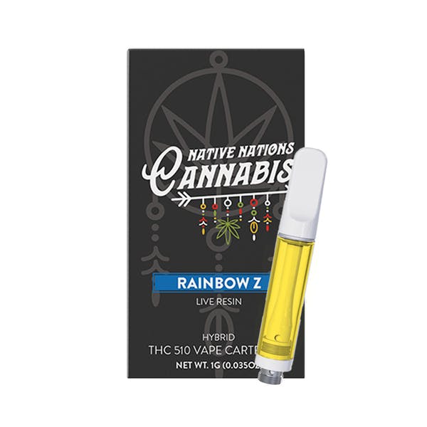 Rainbow Z | Resin infused Vape Cartridge | 1g by Native Nations | Buy  Online | Treehouse Cannabis | Treehouse Cannabis