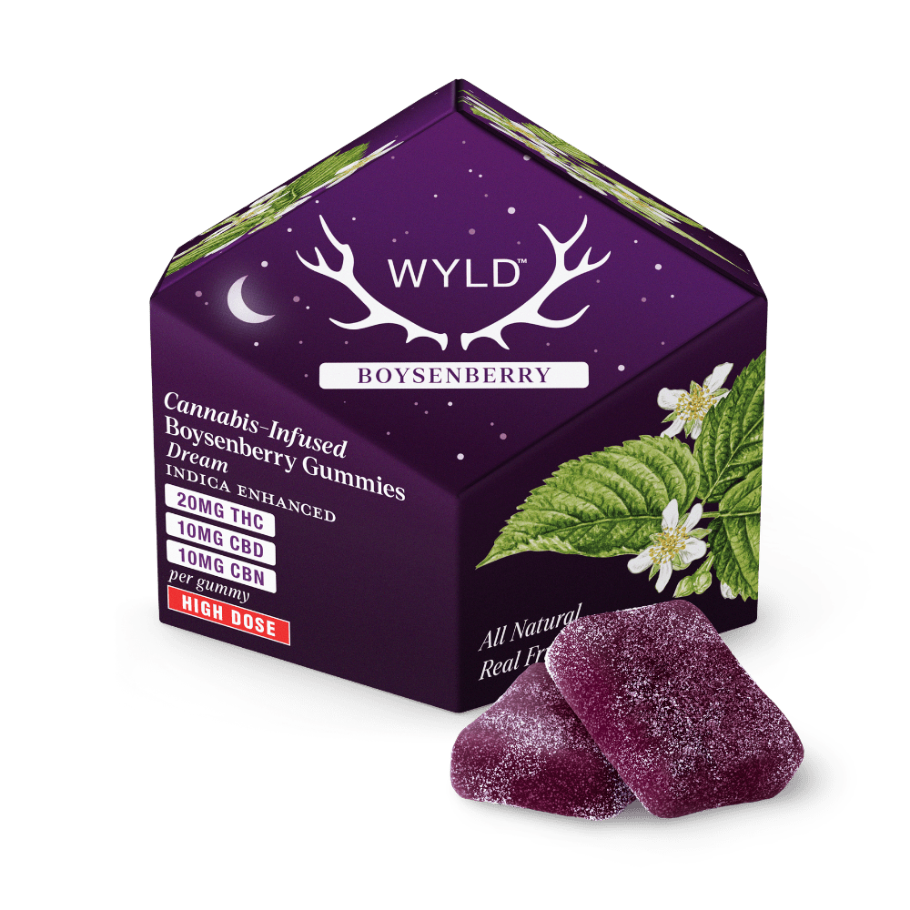 200mg | Boysenberry 2:1:1 CBD:CBN + Indica Enhanced Gummies