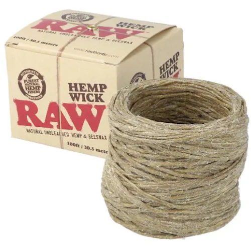 RAW | Hemp Wick | 100ft-1
