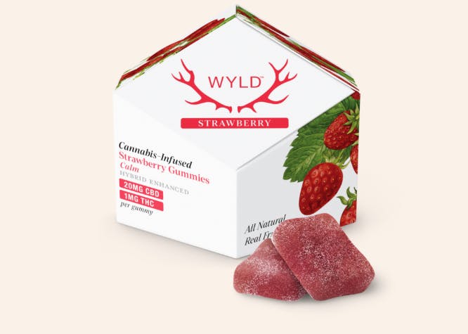 Product: 20:1 | Strawberry | 20mg CBD x 1mg THC | 10pk | WYLD