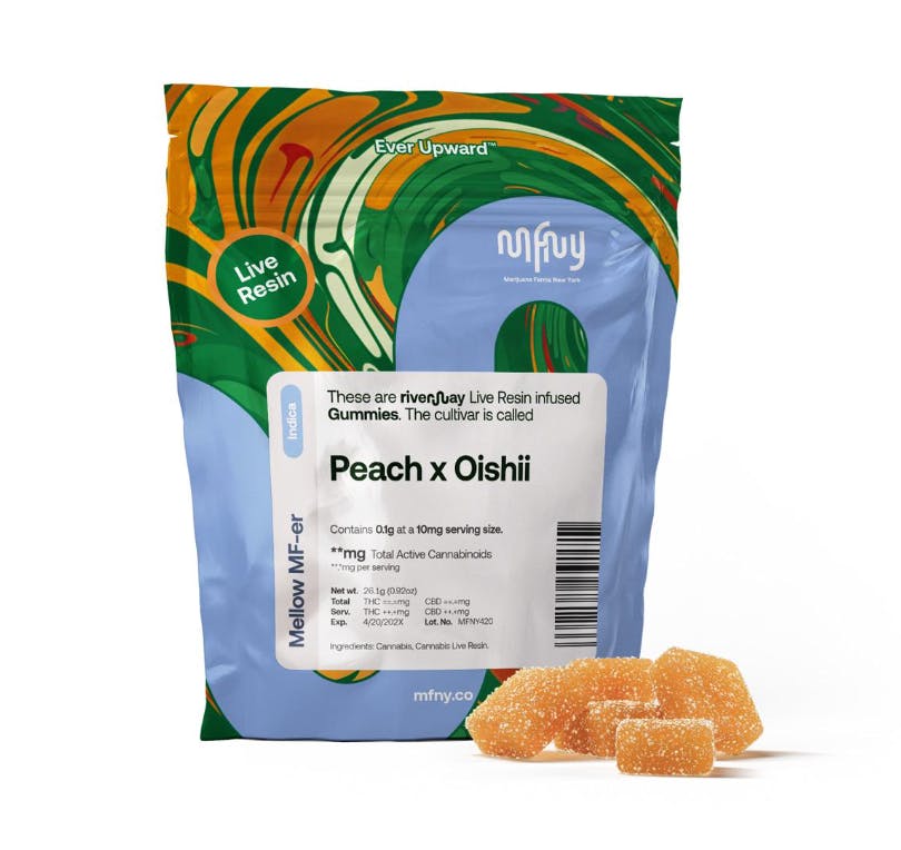 Product Gummies Live Resin | Peach x Oishii (I) | 10mg | MFNY